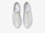 Dames Triple Up Metallic Twill Zilver Keds - Afbeelding 3