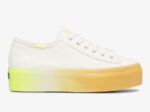 Dames Triple Up Ombre Foxing Keds Wit Multi