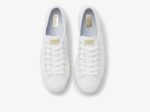 Dames Triple Up Raffia Witte Keds - Afbeelding 3