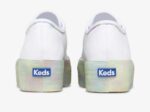 Dames Triple Up Tie Dye Foxing Keds Wit Multi - Afbeelding 2