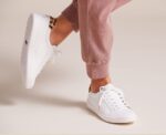 Dames X Kate Spade New York Ace Leer Kalfshaar Keds Wit Luipaard - Afbeelding 2