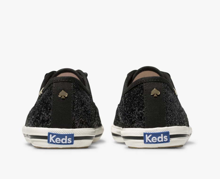 Dames X Kate Spade New York Champion Glitter Black Glitter Keds - Afbeelding 2