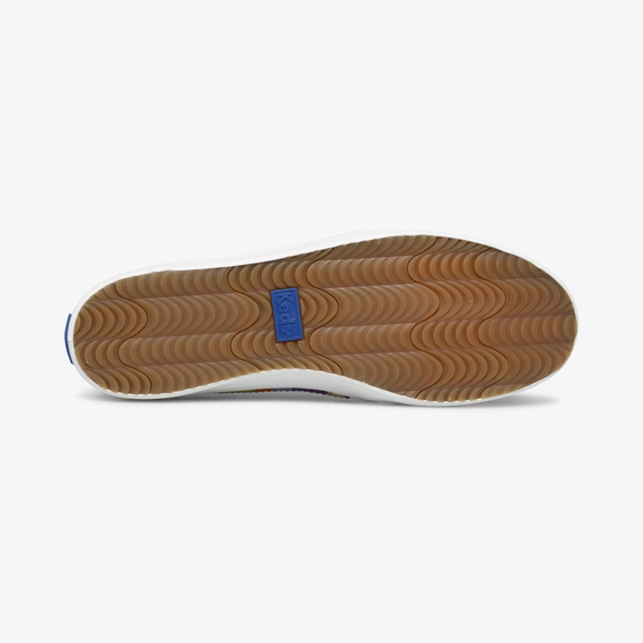 Dames X Kate Spade New York Dubbeldekker Gehaakt Roze Multi Keds - Afbeelding 4