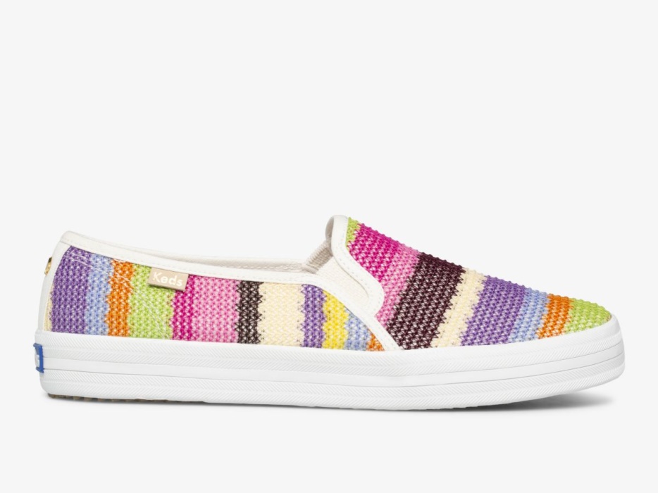 dames_x_kate_spade_new_york_dubbeldekker_gehaakt_roze_multi_keds.jpg Dames X Kate Spade New York Dubbeldekker Gehaakt Roze Multi Keds - Afbeelding 1