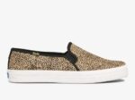 Dames X Kate Spade New York Dubbeldekker Tiny Dot Kalfshaar Tan Zwart Keds