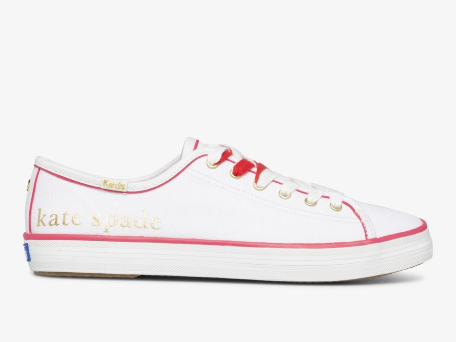 dames_x_kate_spade_new_york_kickstart_foil_logo_keds_wit.jpg Dames X Kate Spade New York Kickstart Foil Logo Keds Wit - Afbeelding 1