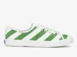 Dames X Kate Spade New York Kickstart Logo Foxing Wit Groen Keds