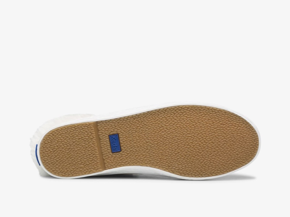 Dames X Kate Spade New York Kickstart Muilezel Bontkraag Glitter Suède Metallic Multi Keds - Afbeelding 4