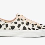 Dames X Kate Spade New York Triple Kick Oversized Dot Kalfshaar Keds Wit Roze