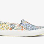 Dames X Rifle Paper Co. Dubbeldekker Wildhout Blauw Wit Keds