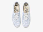 Dames X Rifle Paper Co. Kampioen Volière Keds Wit Blauw - Afbeelding 3
