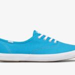 Dameskampioen Canvas Neon Wasbaar Neonblauw Keds