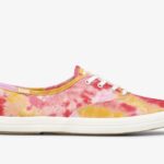 Dameskampioen Canvas Tie Dye Roze Oranje Keds