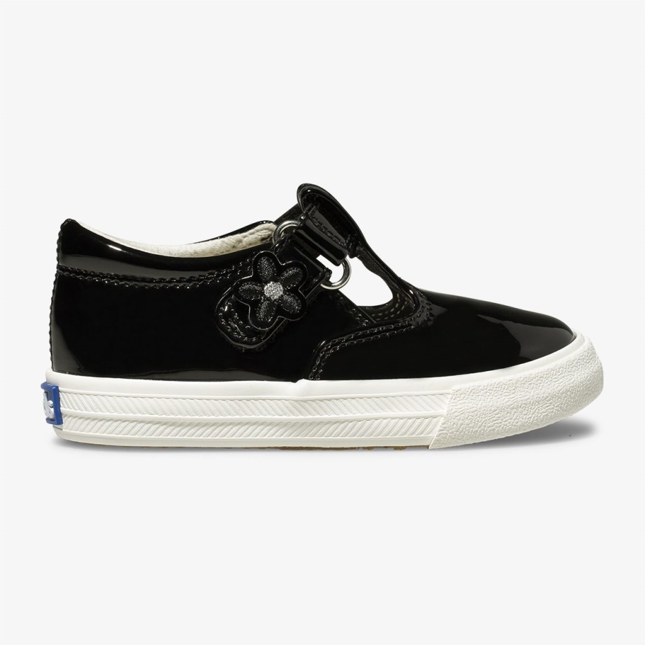 daphne_patent_sneaker_voor_grote_kinderen_zwart_keds.jpg Daphne Patent Sneaker Voor Grote Kinderen Zwart Keds - Afbeelding 1