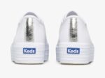 Driedubbele Canvas Keds Dames Wit - Afbeelding 2