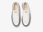 Driedubbele Webbing Canvas Dames Keds Wit Navy - Afbeelding 3