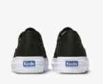 Driedubbele Zwarte Keds Voor Dames - Afbeelding 3