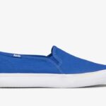 Dubbeldekker Feat. Biologische Katoenen Keds Helderblauw