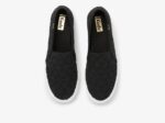 Dubbeldekker Gehaakte Keds Dames Zwart - Afbeelding 3