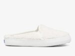 Dubbeldekker Muiltje Faux Shearling Keds Crème Voor Dames