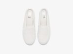 Dubbeldekker Muiltje Faux Shearling Keds Crème Voor Dames - Afbeelding 4