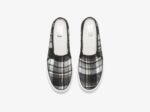 Dubbeldekker Mule Plaid Voor Dames Keds Grijs - Afbeelding 4