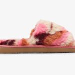 Fuzzy Slipper Dames Keds Roze Camo