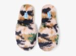 Fuzzy Slipper Voor Dames Groen Camo Keds - Afbeelding 3