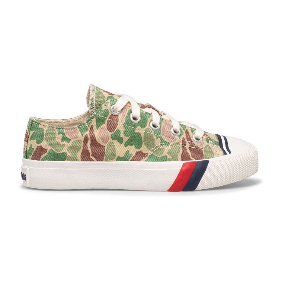 grote_kids_royal_lo_camo_olijf_keds.jpg Grote Kid's Royal Lo Camo Olijf Keds - Afbeelding 1