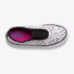 Grote Kid's Topkick Wasbare Instapper Wit/zwart Keds - Afbeelding 2