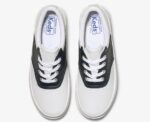 Grote Kinder Schooldagen Sneaker Wit/klassiek Marineblauw Keds - Afbeelding 3