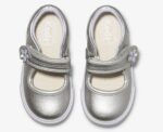 Grote Kinderen Ella Mary Jane Keds Zilver Metallic - Afbeelding 3