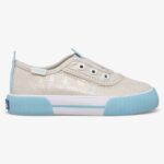 Keds Big Kid's Topkick Wasbare Slip-on Jr Grijs/iriserend