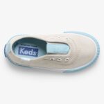 Keds Big Kid's Topkick Wasbare Slip-on Jr Grijs/iriserend - Afbeelding 3