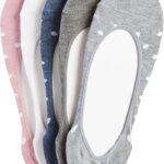 Keds Dames 5 Pk Extra Laag Uitgesneden Voering Sokken Grijs Asst