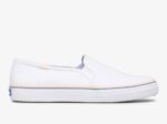 Keds Dames Dubbeldekker Canvas Wit Koraal