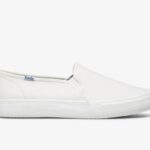 Keds Dames Dubbeldekker Leer Wit