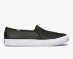Keds Dames Dubbeldekker Leer Zwart