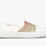 Keds Dames Dubbeldekker Wave Glitter Glitter Wit Multi