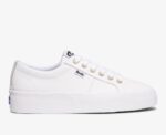 Keds Dames Jump Kick Duo Leer Wit