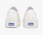 Keds Dames Jump Kick Duo Leer Wit - Afbeelding 3