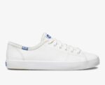 Keds Dames Kickstart Leer Wit/blauw