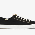 Keds Dames Kickstart Leopard Pop Canvas Zwart