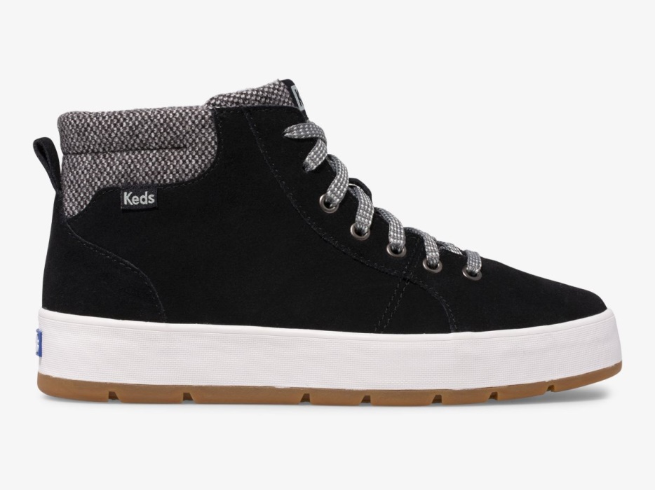 keds_dames_tahoe_laars_suede_zwart.jpg Keds Dames Tahoe Laars Suède Zwart - Afbeelding 1