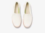 Keds Dames X Kate Spade New York Dubbeldekker Twill Sneeuwwit - Afbeelding 3