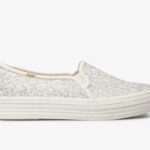 Keds Dames X Kate Spade New York Triple Decker Glitter Crème