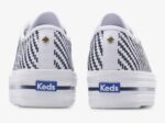 Keds Dames X Kate Spade New York Triple Up Geweven Wit Marineblauw - Afbeelding 2