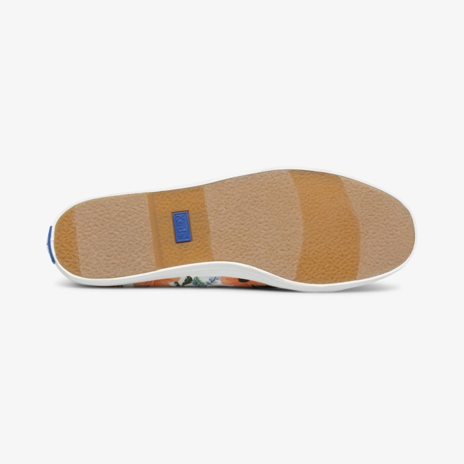 Keds Dames X Rifle Paper Co. Chillax Citrus Tuinfeest Wit Multi - Afbeelding 4