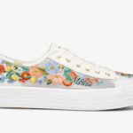 Keds Dames X Rifle Paper Co. Triple Kick Citrus Tuinfeest Wit