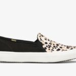 Keds Dubbeldekker Luipaard Canvas Dames Zwart